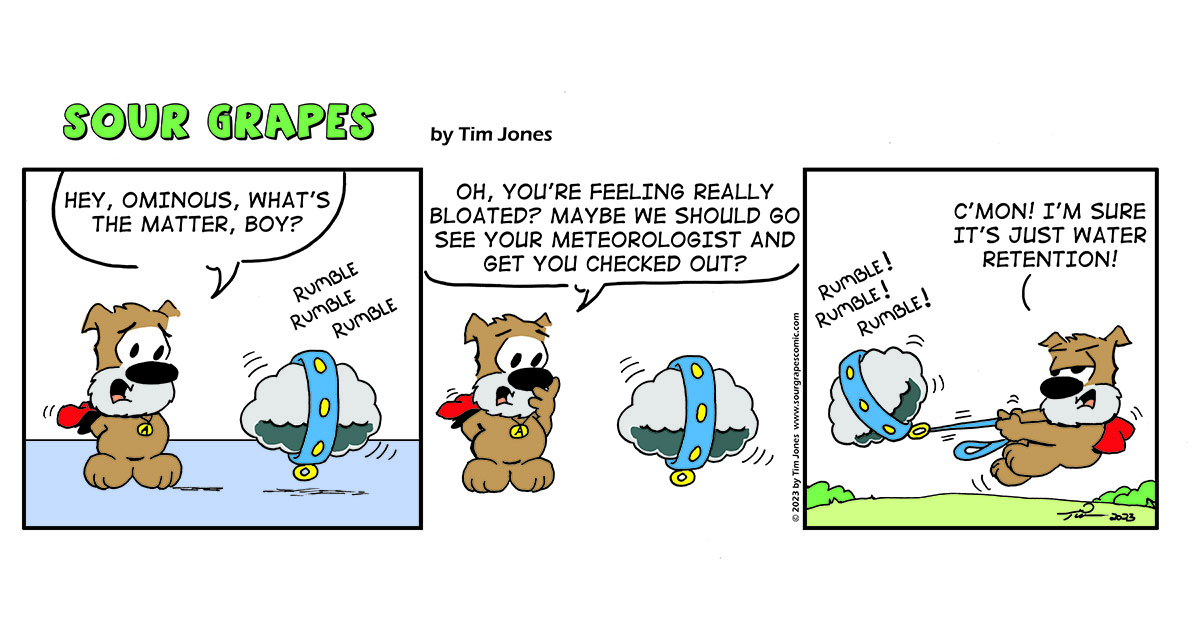 Sour Grapes Comic - Bloated 6-23-23